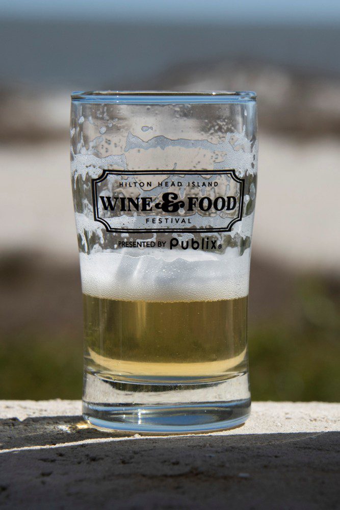 HHIWFF Craft Beers at the Beach beer glass